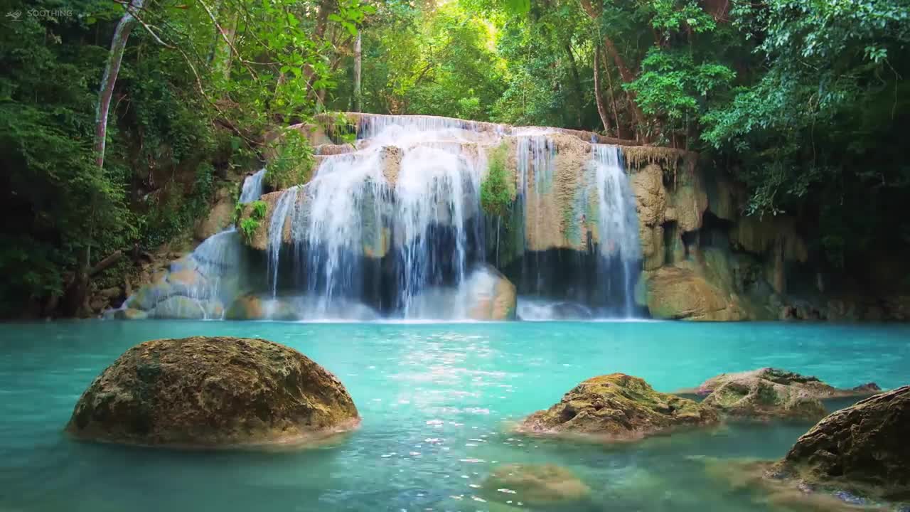 peaceful sound of nature for meditation.