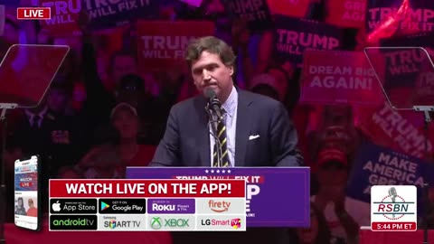 FULL SPEECH: Tucker Carlson Delivers Remarks at Madison Square Garden