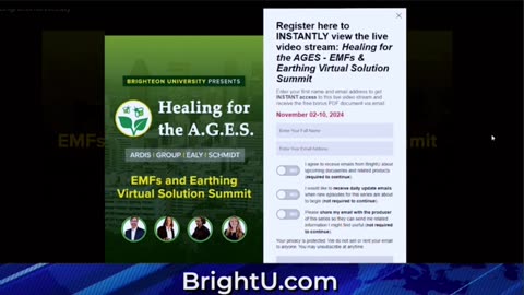 "FREE" Healing for the Ages video Seminar