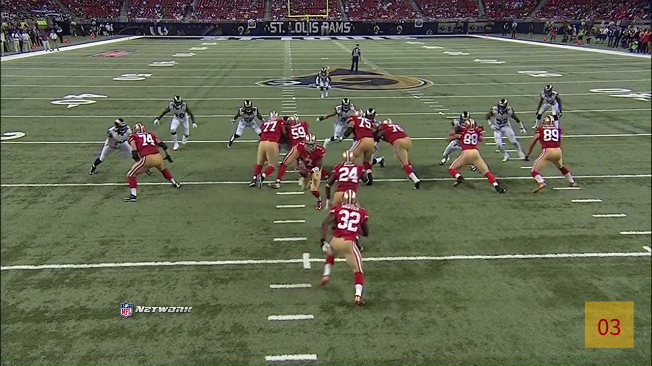 2013 Colin Kaepernick WK04 Rushing