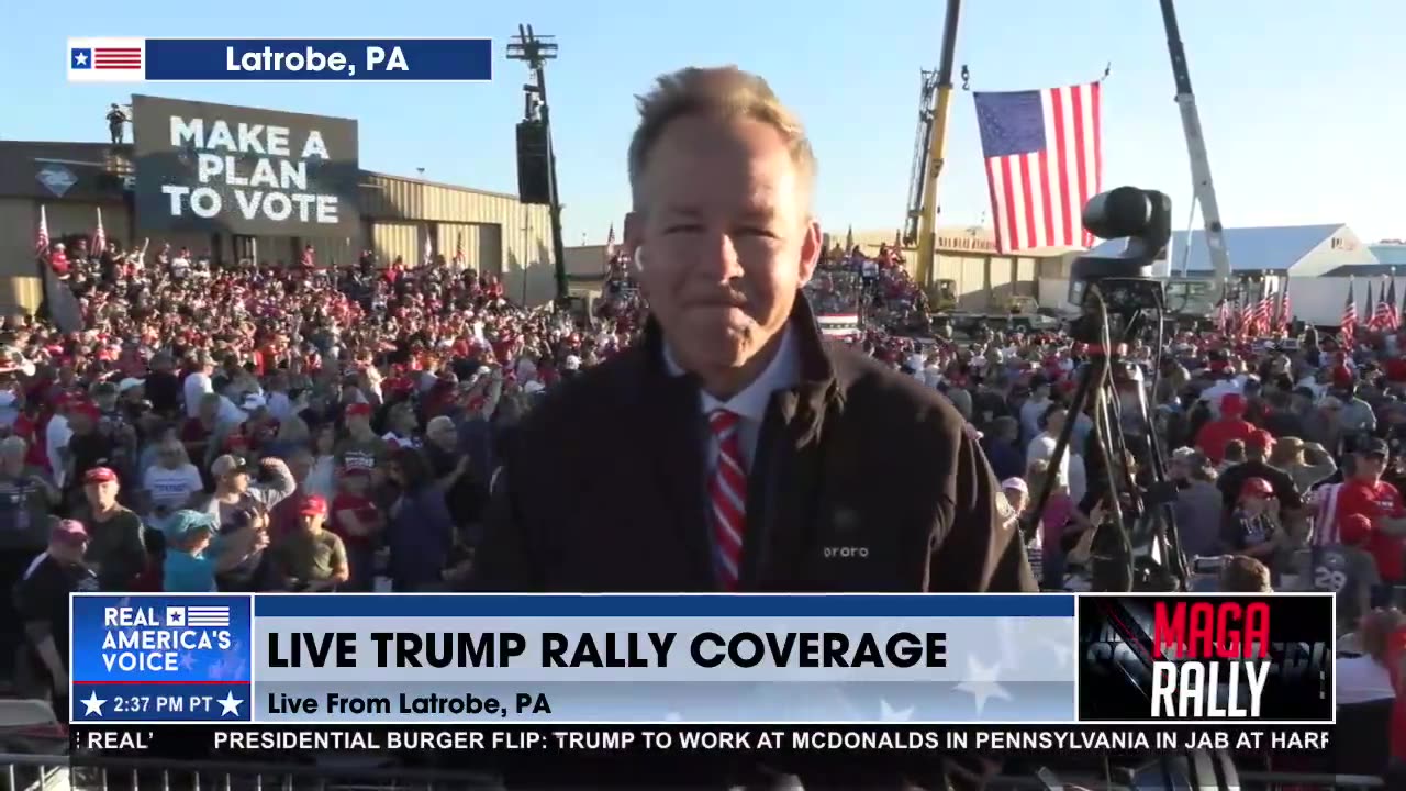 DRAMATIC EXCITING VOICEOVER OF TRUMP FORCE ONE AND CONTROL TOWER