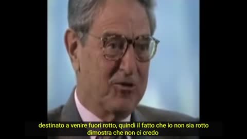 Intervista a Soros speculatore finanziario massacra popoli