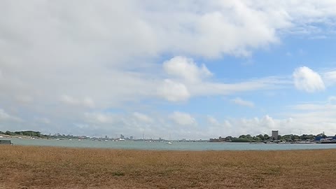 Driving Portchester water. GoPro
