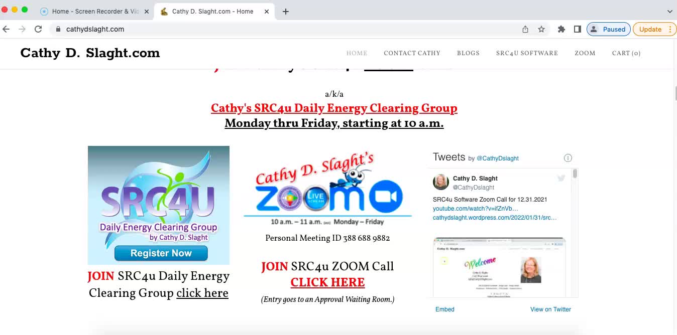 SRC4U Software Zoom Call 4.25.2022 by Cathy D. Slaght
