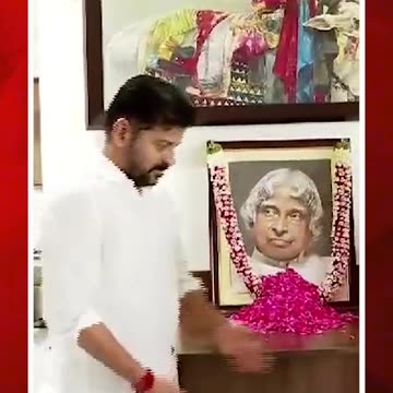 అబ్దుల్ కలాంకు నివాళులర్పించిన సీఎం| #ytshorts #revanthreddy #virakshorts #congress | FBTV NEWS