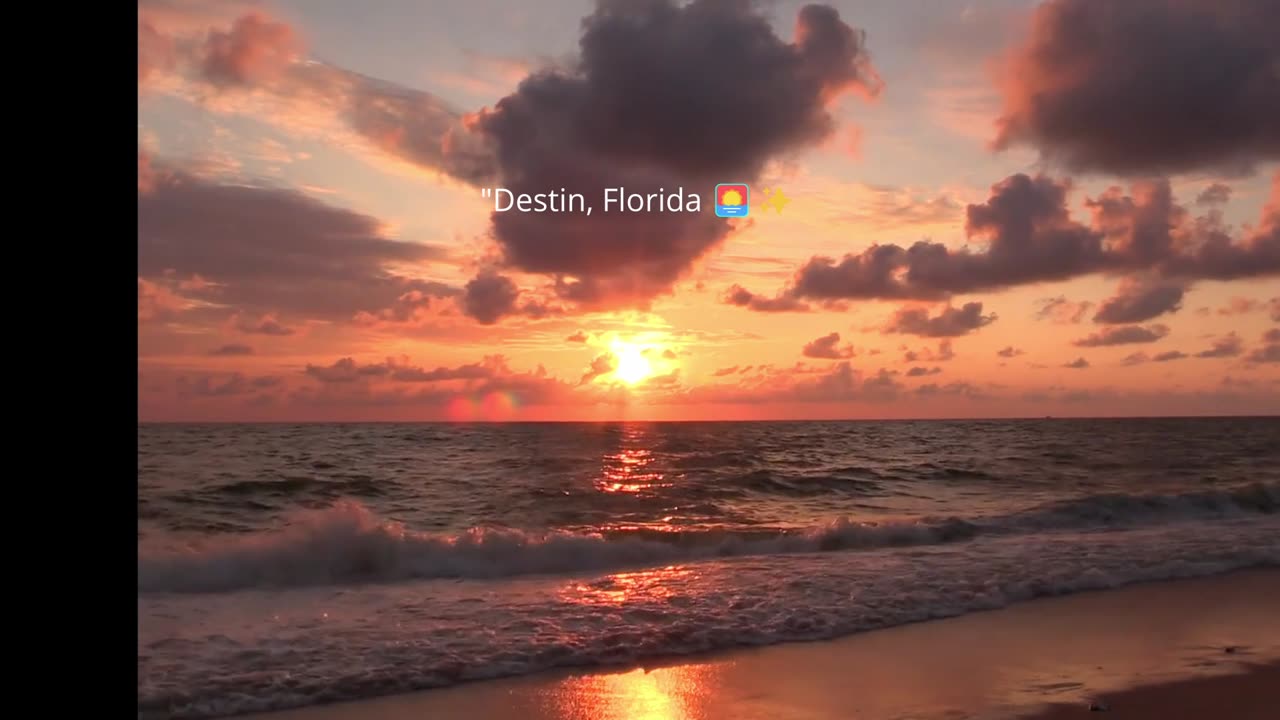 Golden Hour in Destin, Florida 🌅✨