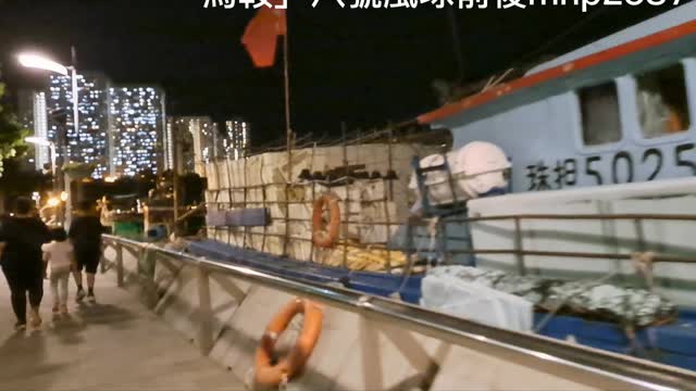 「馬鞍」八號風球前後 Ma-on approaching HK。before n after, mhp2587 #八號風球 #香港仔避風塘 #10號風球 #馬鞍