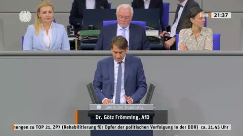 Dr. Götz Frömming Rede vom 26.09.2024 (2) – Rehabilitierung für Opfer politischer Verfolgung in der DDR