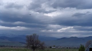 C-130 Flyover recognizing frontline workers