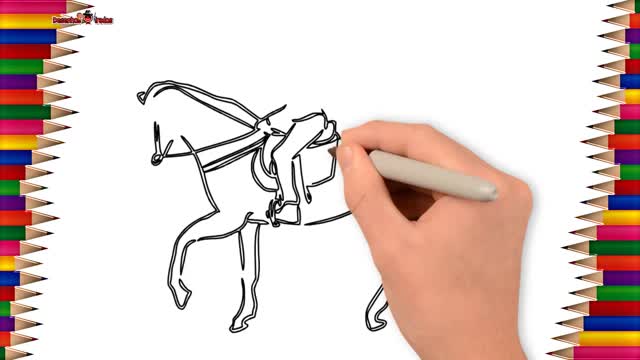 Woman Galloping Horse | Angry Drawings No. 08 | 2021