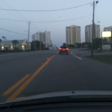 Driving to the Beach