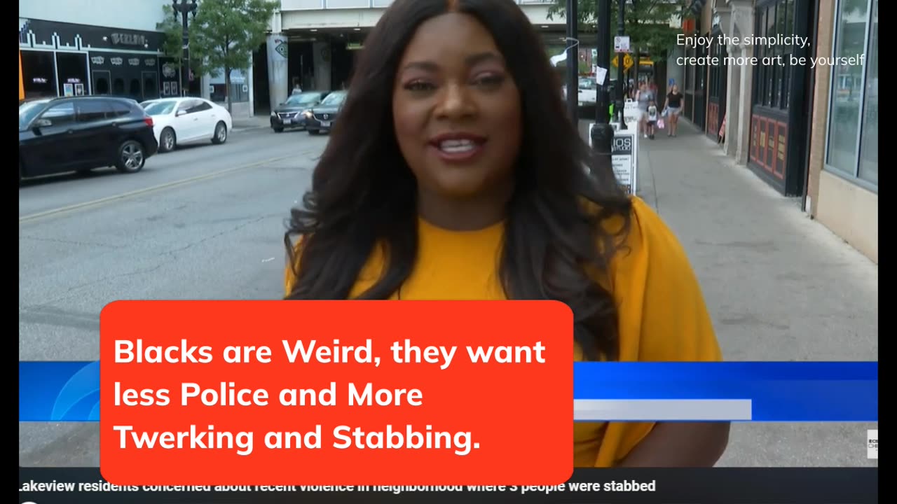 Blacks are Wierd. They Want less Police and More Twerking and Stabbing.