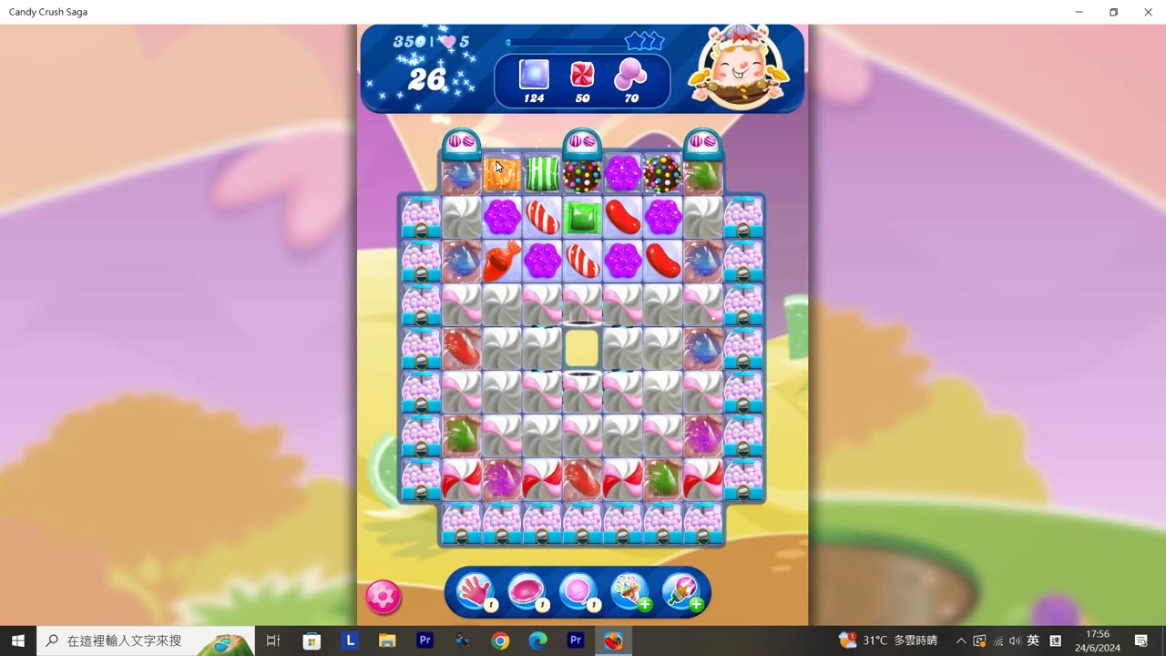 Candy Crush Saga Record (Level 350)