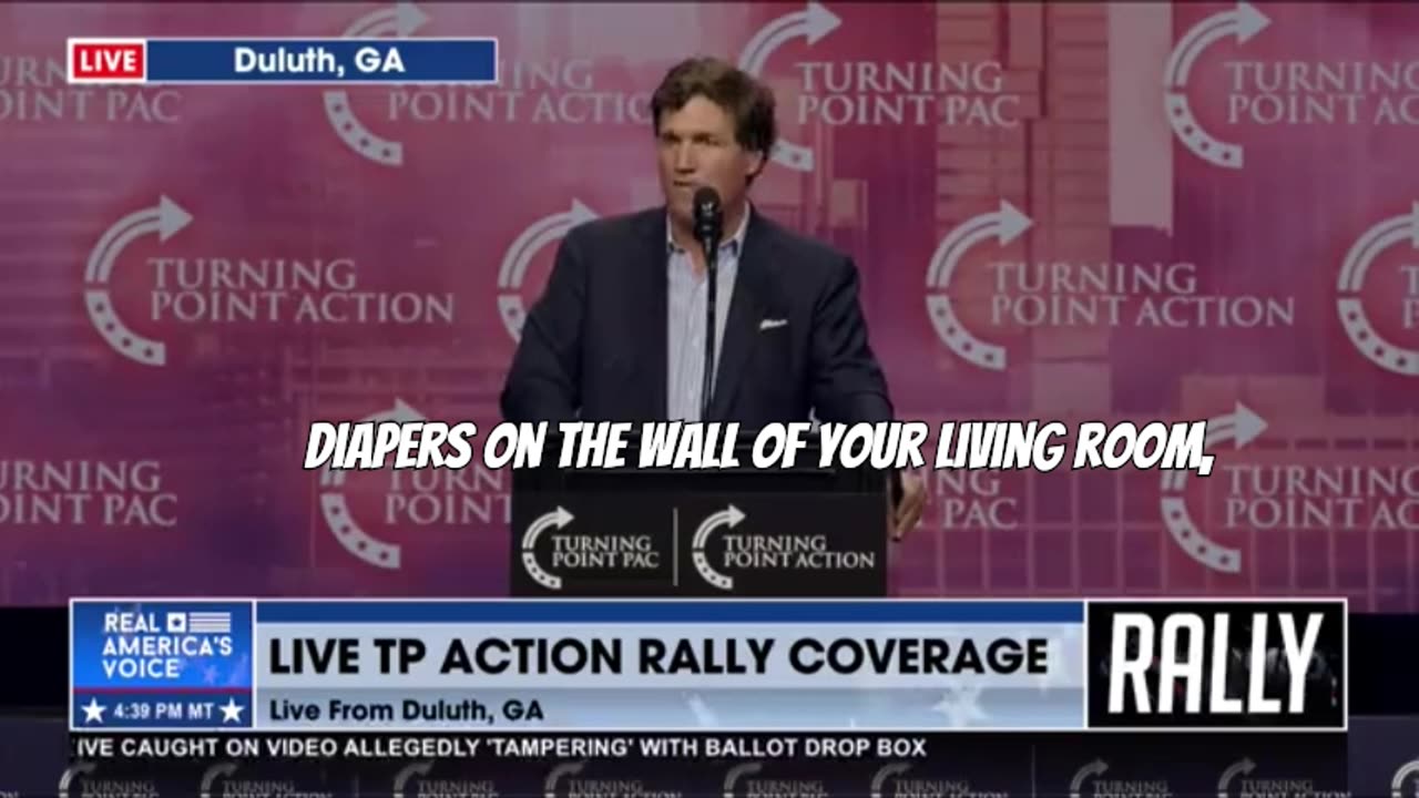 Trump rally in Georgia - great speech by Tucker Carlson