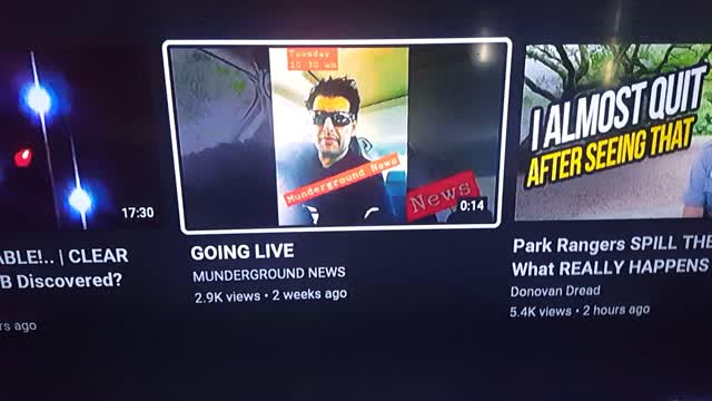 Going live Munder