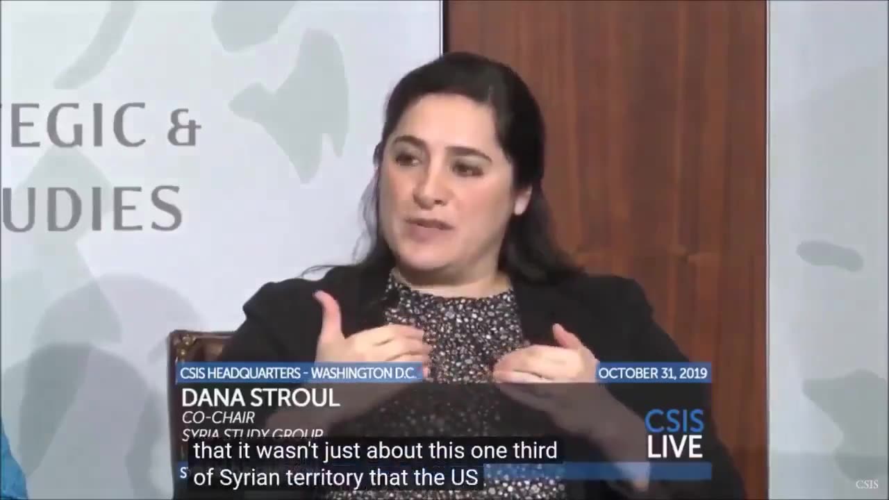 2019 explanation of US occupation of Syria