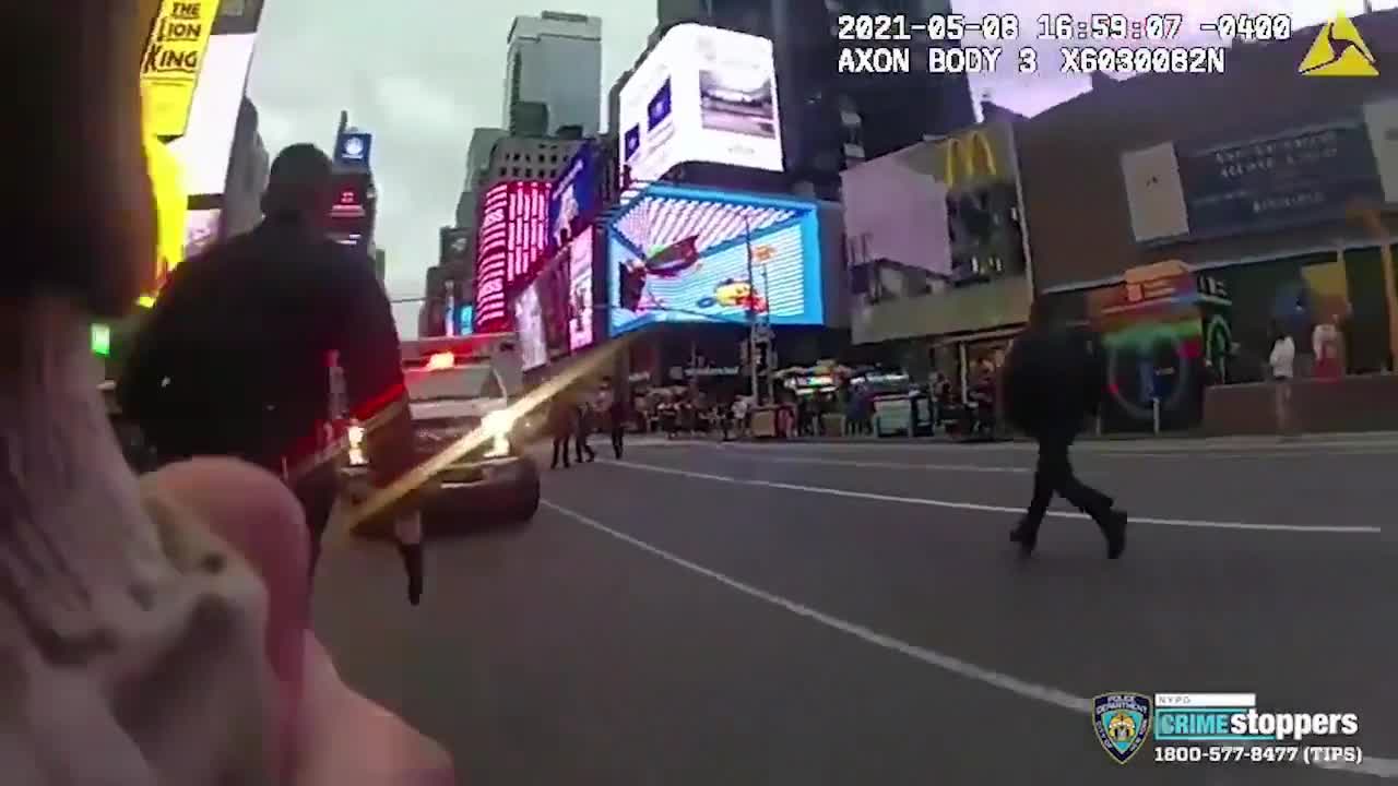 NYPD response after 3 year old shot at New York Times Square