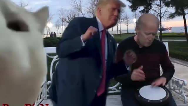 Trumps victory dance