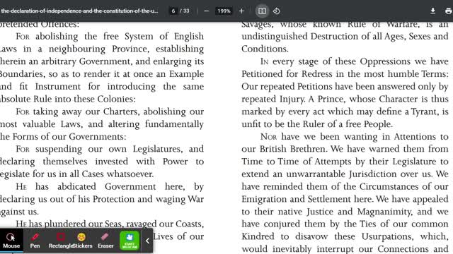 The Declaration of Independence Part 2