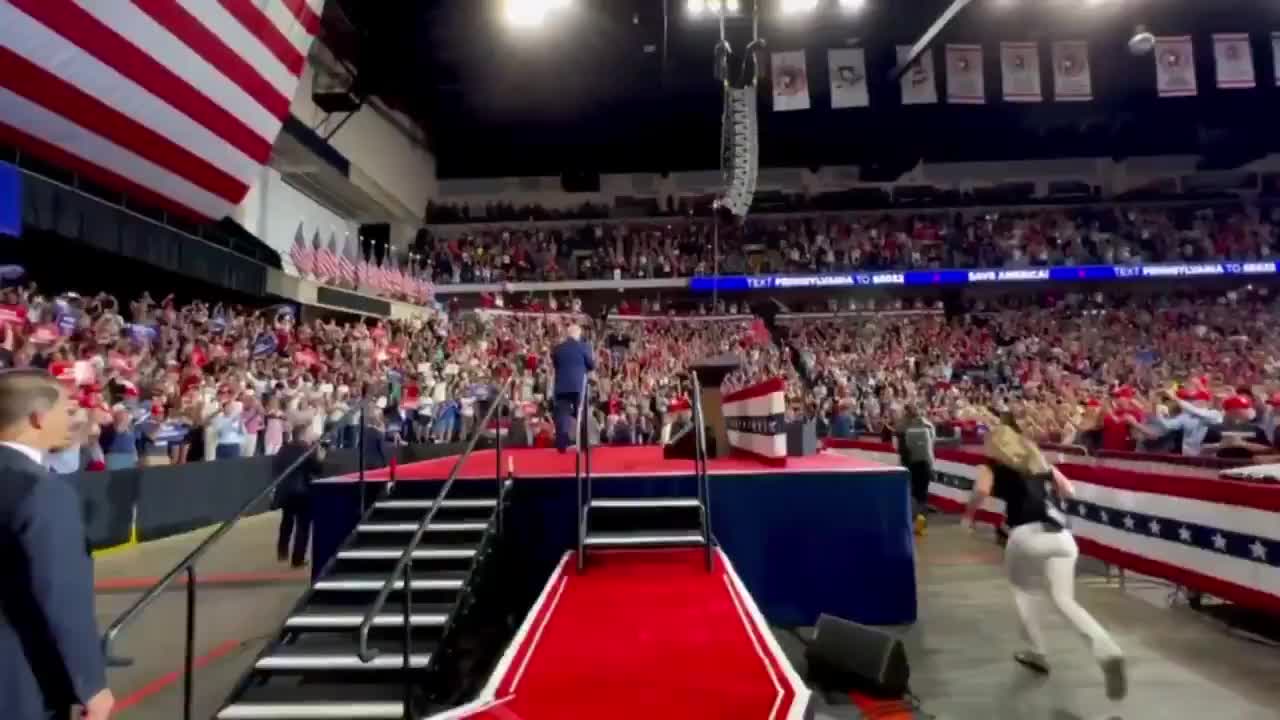 Trump rally vs. Biden rally