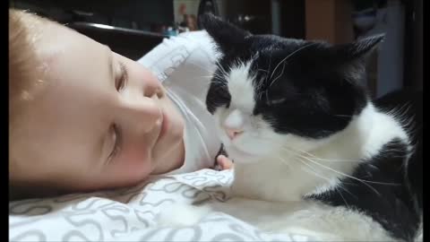 This Kid Loves His Cat Part 3