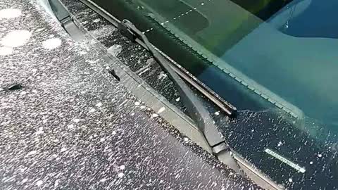 Paint-Like Substance Splashed on Car