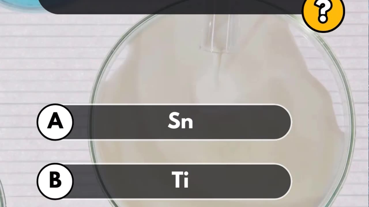 What is the chemical symbol for tin?