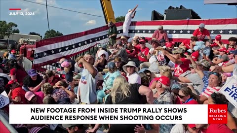 GRAPHIC WARNING New Footage From Inside Trump Rally Shows Audience Response To Shooting