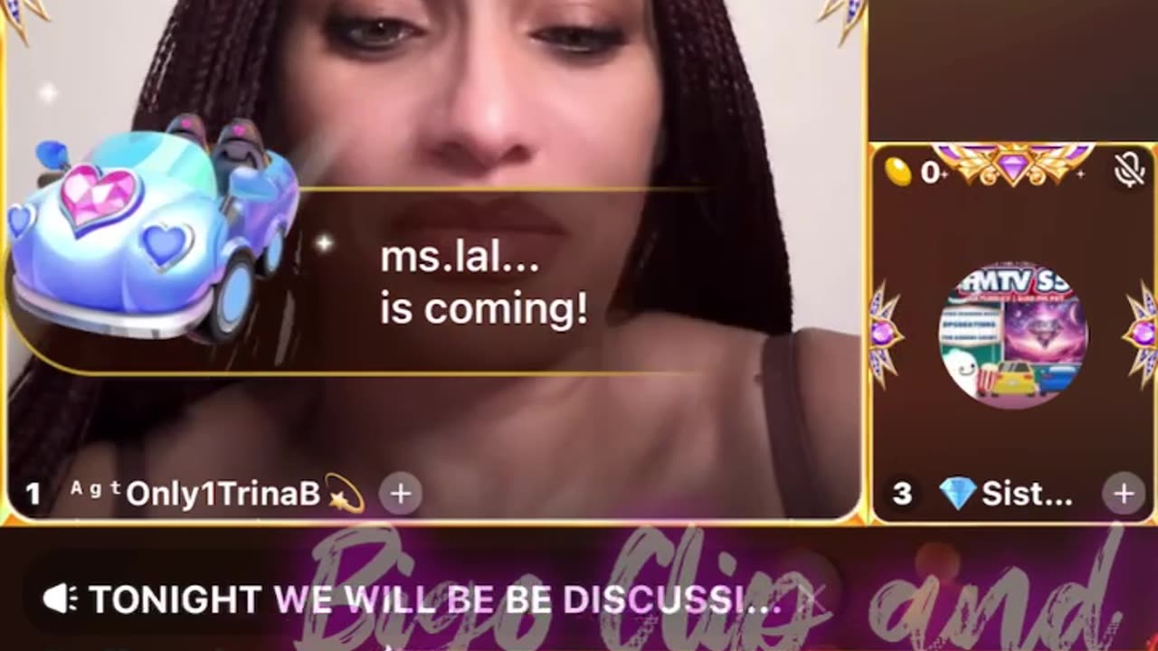 Miss Cherry Bom has in-depth interview w/Only1TrinaB about TKO encounters 8/26/24 #bigoclipandsip