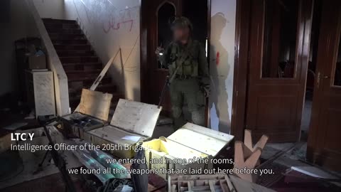 IDF: Weapons Located in a Mosque in Southern Lebanon Attached is a video