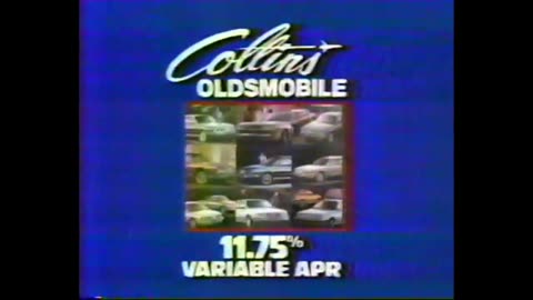 December 1984 - 11.75% APR at Collins Oldsmobile