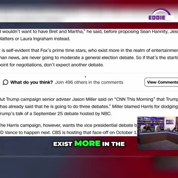 SHOCKING Debate Moderator Controversy: Who Will Host? 🤔