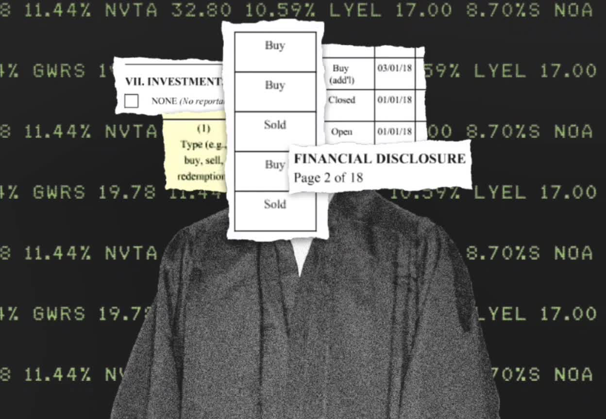 131 FEDERAL JUDGES BROKE THE LAW BY HEARING CASES WHERE THEY HAD A FINANCIAL INTEREST