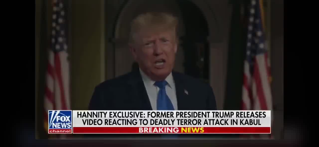 President Trump Addresses Nation Following Afghan Terror Attack(BANNED BY STREAMABLE)