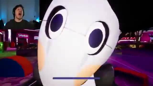 Mark gradually loses his patience with Security Breach