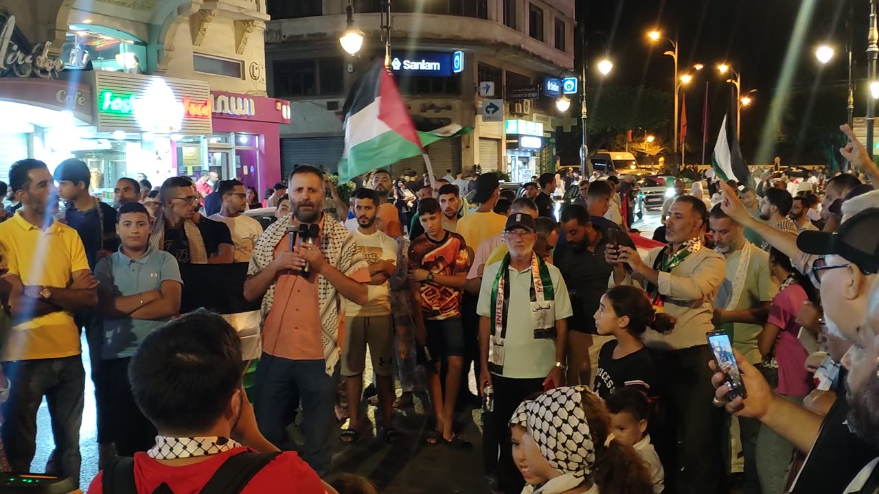 كلمة الاستاذ عبر الرحماني حمدوني عن الجبهة المغربية لدعم فلسطين ومناهضة التطبيع بطنجة 04 09 2024