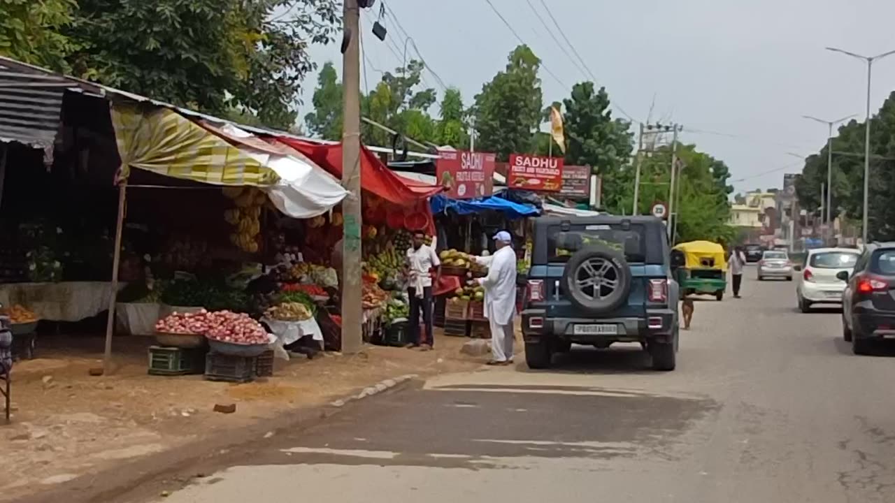 Bike riding on India busy roads