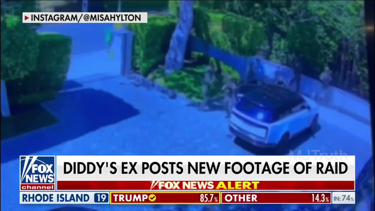 Diddy’s Baby Mama, Misa Hilton, Released Security footage of the raid on Instagram