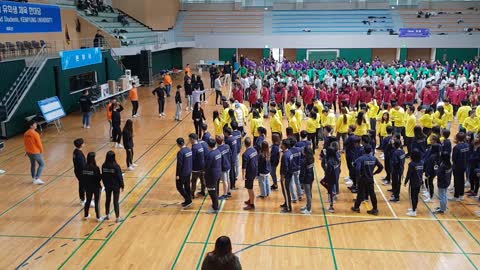 Sports day at keimyung university, Daegu,South korea