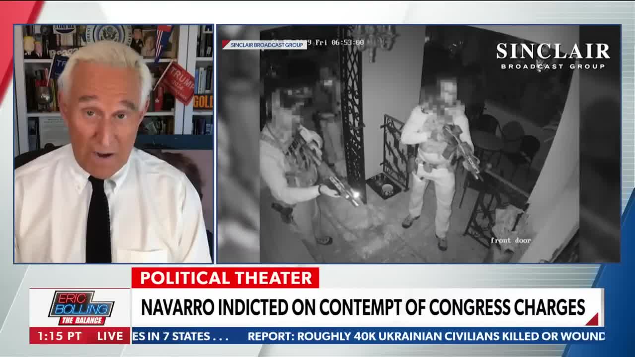 Newsmax: They Gave Peter Navarro The Full “Roger Stone” Treatment