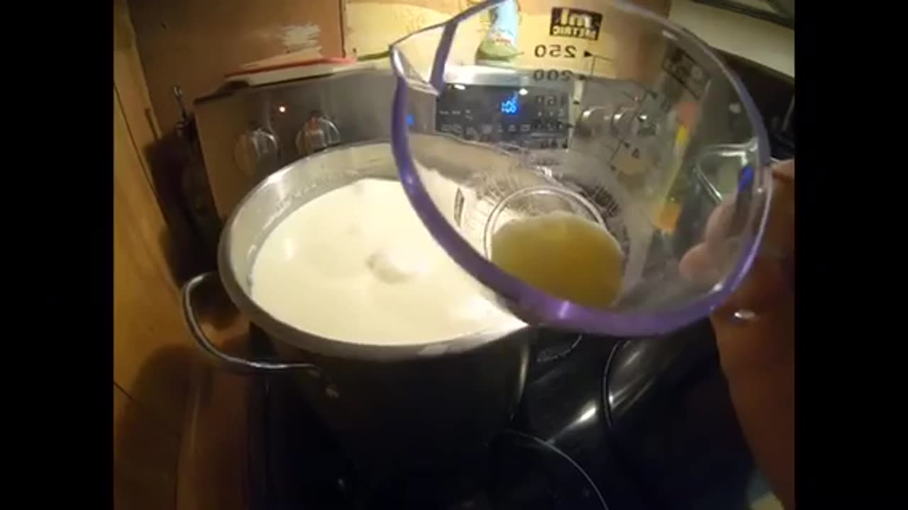 Making Raw Milk Homemade Cream Cheese