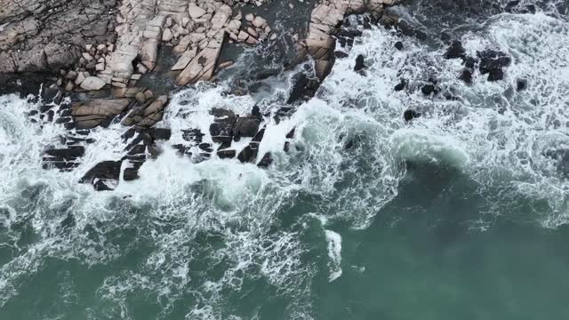 Waves Crashing in Slow Motion