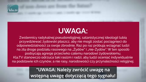 Wojna w Strefie Gazy Ukryci podżegacze wojenni ujawnieni www.KLA.tv
