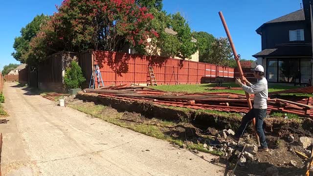 8ft Fence Build in Plano Texas