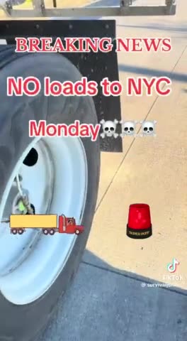 It's Happening... Trucking Company Cancels Shipments to New York City on Monday