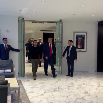 JUST IN: Trump And Zelenskyy Meet At Trump Tower