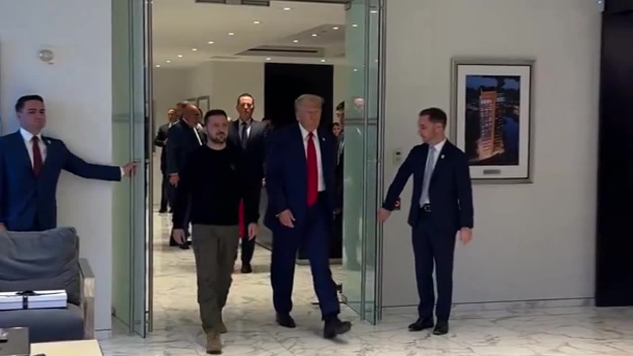 JUST IN: Trump And Zelenskyy Meet At Trump Tower