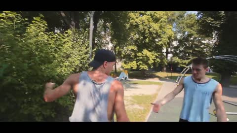 Bike vs Parkour Chase in Ivrea Italy!-4