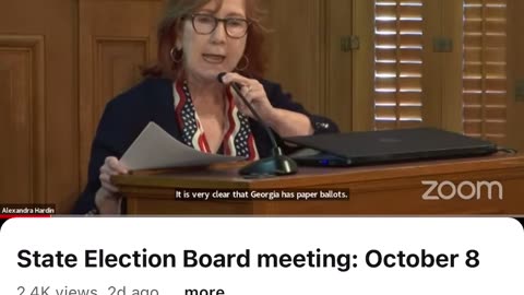 GA PRECINCT DON'T CERTIFY - NO GA ELECTIONS
