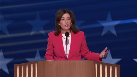 New York Governor Kathy Hochul Speaks at DNC (Day 1)